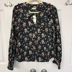 Pilcro (Anthropologie) Kiera Blouse, Size M, NWT
